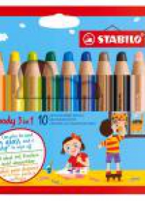Kredki Woody 3w1 6 kolorów STABILO