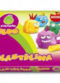 Plastelina fluo 6 kolorów MONA