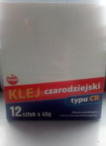 Klej czarodziejski tubka 45g (12szt) MONA