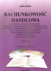 Rachunkowość Handlowa część III PADUREK