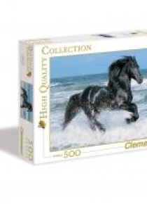 Puzzle 500 HQ Czarny koń