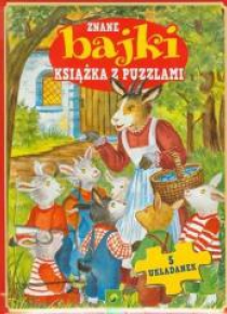 Książka z puzlami - Znane bajki. 5 układanek