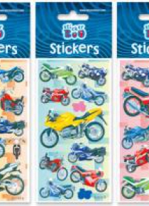 Naklejki Sticker BOO sliver motocykle