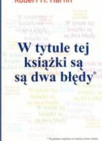 W tytule tej książki są są dwa błędy