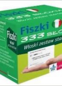 Fiszki 333 słowa Włoski zestaw startowy PONS