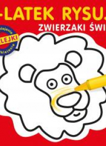 2-latek rysuje. Zwierzaki świata