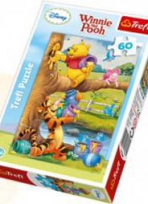 Puzzle 60 Kubuś Puchatech Małe co nieco TREFL