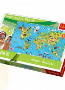 Mapa Świata dla dzieci TREFL