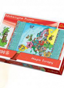 Puzzle Edukacyjne Mapa Europy dla dzieci TREFL