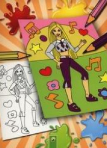 Kolorowanka Gwiazdy muzyki pop