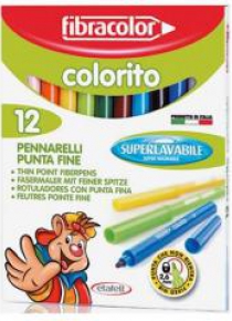 Pisaki Colorito 2,6mm 12 kol. FIBRACOLOR