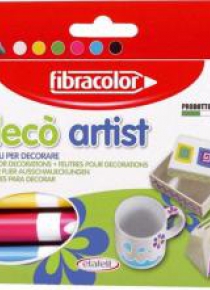 Mazaki I-deco Artist 6 kol. FIBRACOLOR