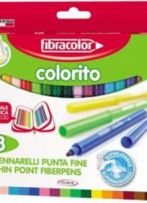 Pisaki Colorito 2,6mm 18 kol. FIBRACOLOR
