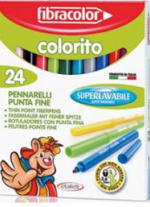 Pisaki Colorito 2,6mm 24 kol. FIBRACOLOR