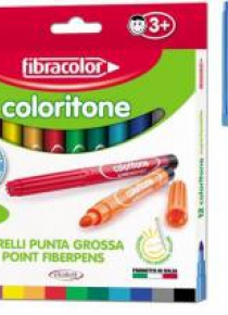 Mazaki Coloritone 4mm 12 kol. FIBRACOLOR
