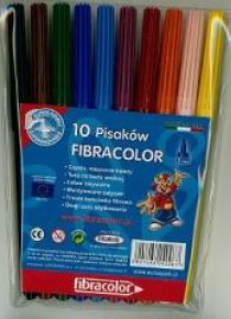 Pisaki 539 10 kol. w etui FIBRACOLOR