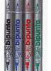 Pisaki Double Point 4 kol. w etui FIBRACOLOR