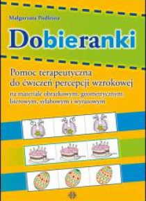 Dobieranki. Pomoc ter. do ćw. percepcji wzrokowej