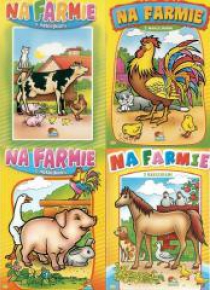(093) Na farmie. Malowanka z naklejkami MIX