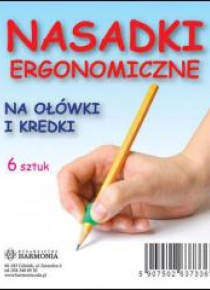 Nasadki ergonomiczne na ołówek i kredki (6 szt.)