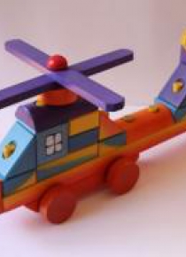 Helikopter z klocków