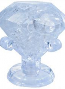 Crystal puzzle Diament + stojak