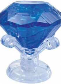 Crystal puzzle Szafir + stojak