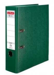 Segregator A4 8cm PP zielony Q file