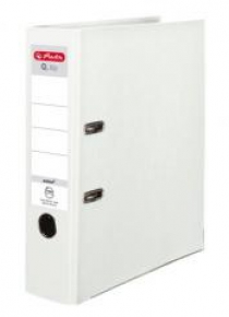 Segregator A4 8cm PP biały Q file