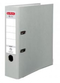 Segregator A4 8cm PP popielaty Q file