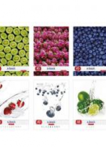 Zeszyt A5/80K kratka Fresh Fruit (5szt)