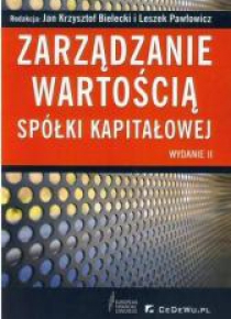 Zarządzanie wartością spółki kapitałowej
