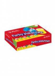 Farby plakatowe szkolne 8 kolorów x 20ml