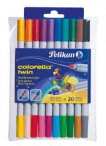Pisaki Colorella Twin C304 10szt - 20 kolorów