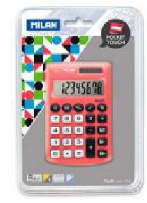 Kalkulator Pocket Touch czerwony MILAN