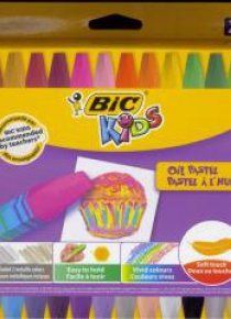 Kredki pastele olejowe 24 kolory BIC