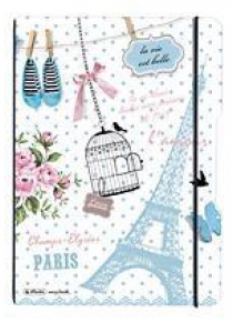 Notatnik A4/2x40K kratka+linia My.BookF Paris