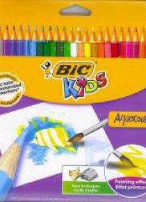 Kredki Aquacouleur 24 kolory BIC