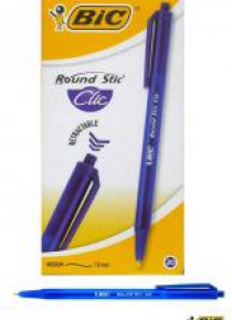 Długopis Round Stic Clic niebieski (20szt) BIC
