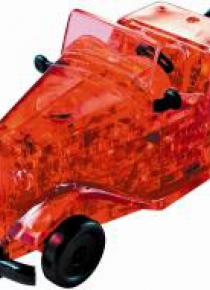 Crystal puzzle Automobil czerwony