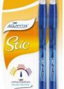 Długopis Atlantis Stic niebieski 2szt BIC