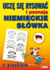 Uczę się rysować i poznaję niem. słówka z pieskiem