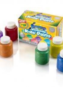 Zmywalne metaliczne farby 6 kolorów CRAYOLA