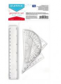 Zestaw geometryczny 4 elementy 15cm