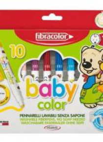 Mazaki Babycolor od 1 roku 10 kolorów FIBRACOLOR