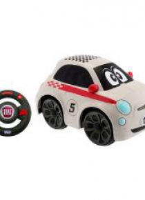 Auto Fiat 500 z pilotem - biały