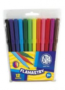 Flamastry 12 kolorów ASTRA