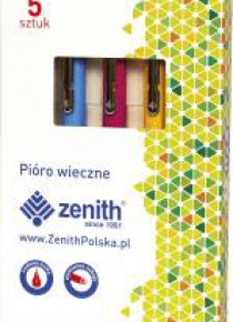 Pióro Omega Chrom Pastel mix (5szt) ZENITH