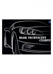 Blok techniczny czarny A4/10K (10szt)