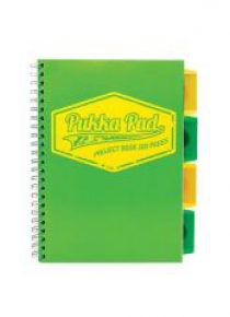 Project Book Neon B5/100K kratka zielony (3szt)
